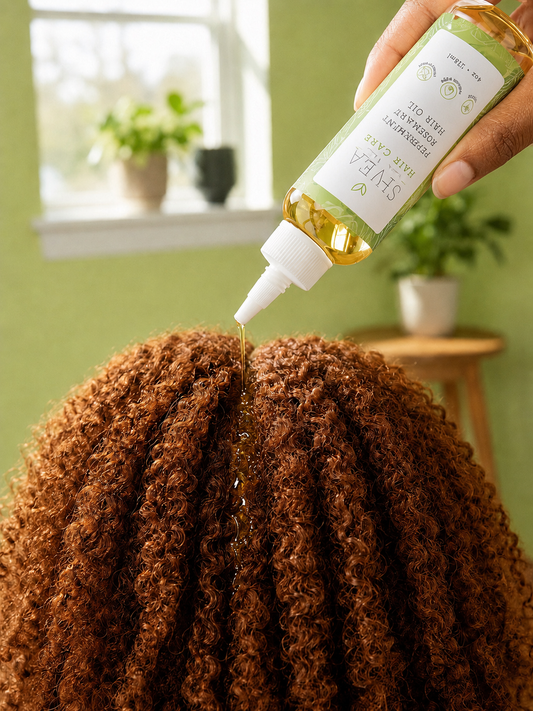 Peppermint Rosemary Hair Oil