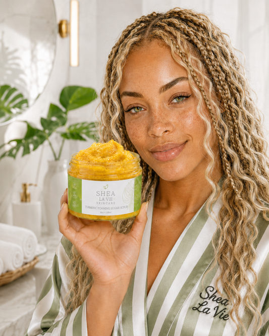 Turmeric Foaming Sugar Scrub